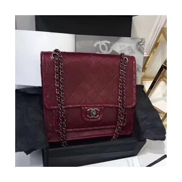 Chanel Women Leather Chain Shoulder Bag ,28CM - 샤넬… - 1