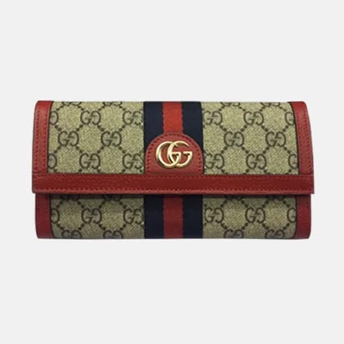 Gucci 2018 Ophidia GG Pin Code Long Purse 523153 -… - 1