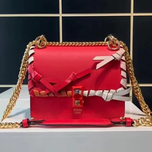 Fendi Kan I Piccola Chain Shoulder Bag ,19CM - 펜디 … - 1