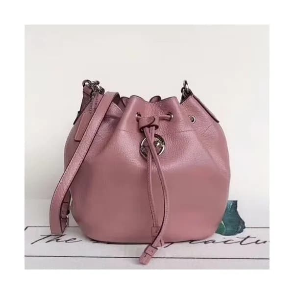Coach Leather Bucket Shoulder Bag,20cm - 코치 레더 버킷 … - 1