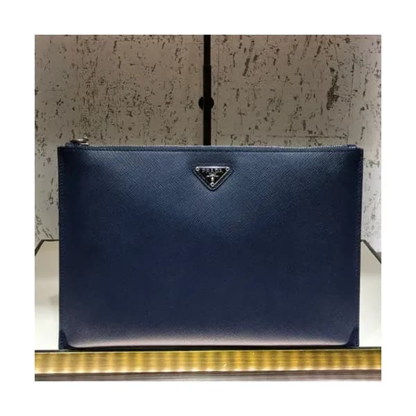 Prada Saffiano Mens Clutch Bag ,28CM - 프라다 사피아노 남성… - 1