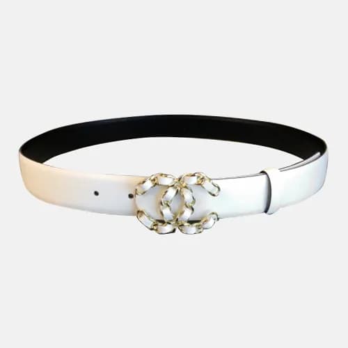 Chanel 2019 Ladies Classic CC Buckle Handicraft Le… - 1