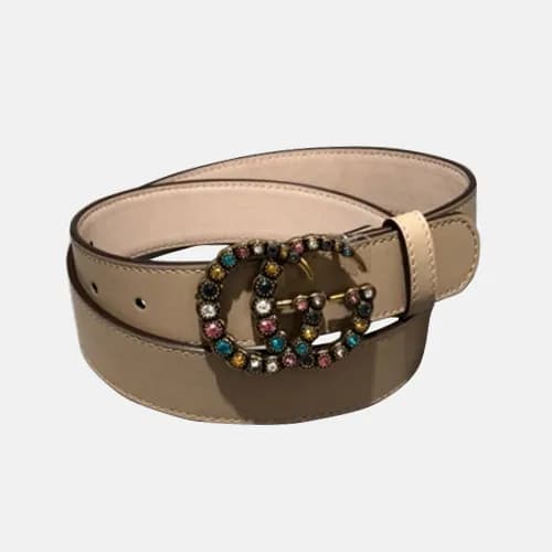 Gucci 2019 Ladies Initial GG Embellished Satin Buc… - 1