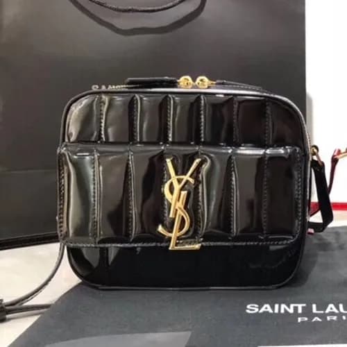 Saint Laurent 2019 Vicky Camera Shoulder Bag,18cm … - 1