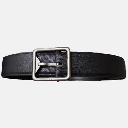 Prada 2019 Mens Classic Logo Business Leather Belt… - 1
