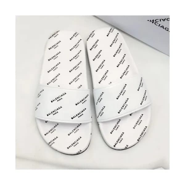 Balenciaga 2019 Mm/Wm Logo Leather Slipper - 발렌시아가… - 1