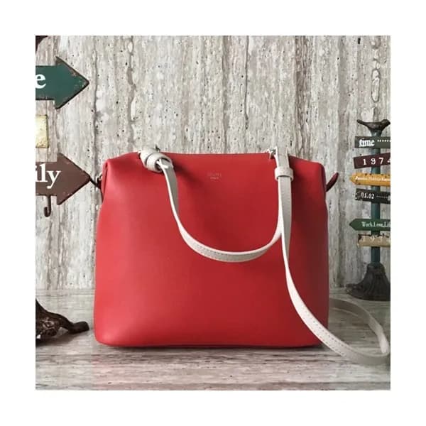 Celine Leather Tote Shoulder Bag,24CM - 셀린느 레더 토트 … - 1