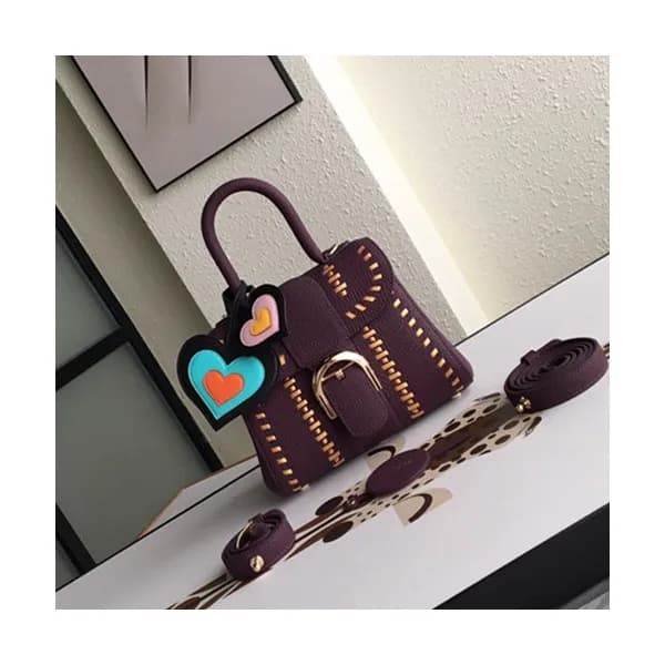 Delvaux 2019 Leather Tote Shoulder Bag,20CM - 델보 2… - 1