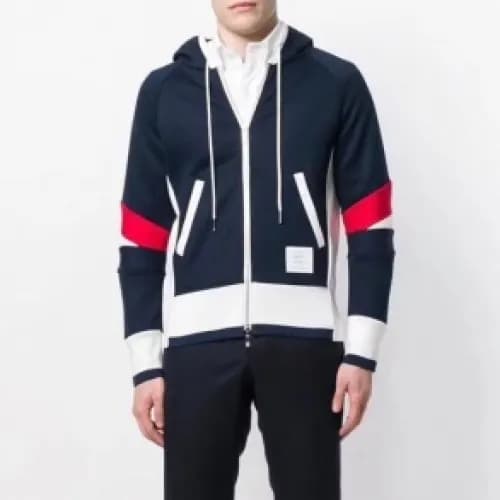 Thom Browne 2019 Mens Casual Zip-up Hood Jackets -… - 1