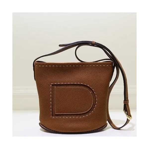 Delvaux 2019 Pin Leather Shoulder Bag,20CM - 델보 20… - 1