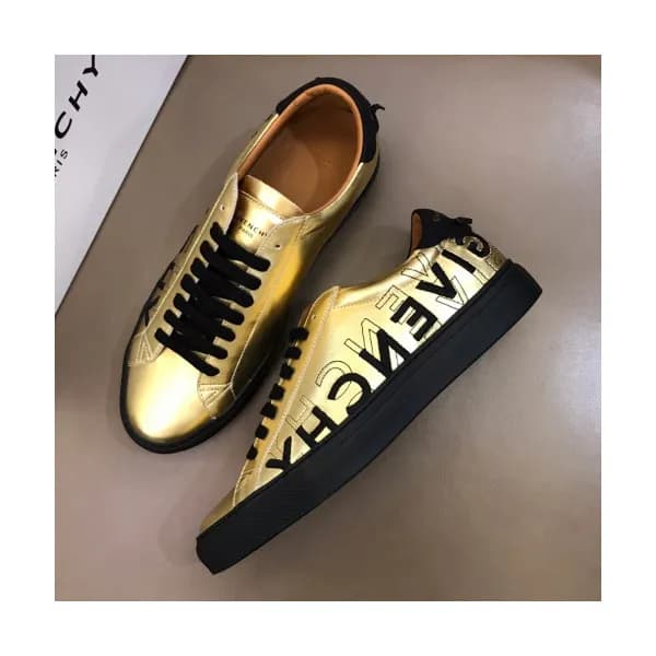 Givenchy 2019 Mens Logo Leather Sneakers - 지방시 남성 … - 1