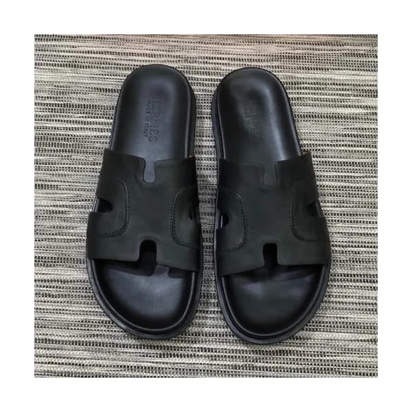 Hermes 2019 Mens Classic Oasis Leather Sandal - 에르… - 1