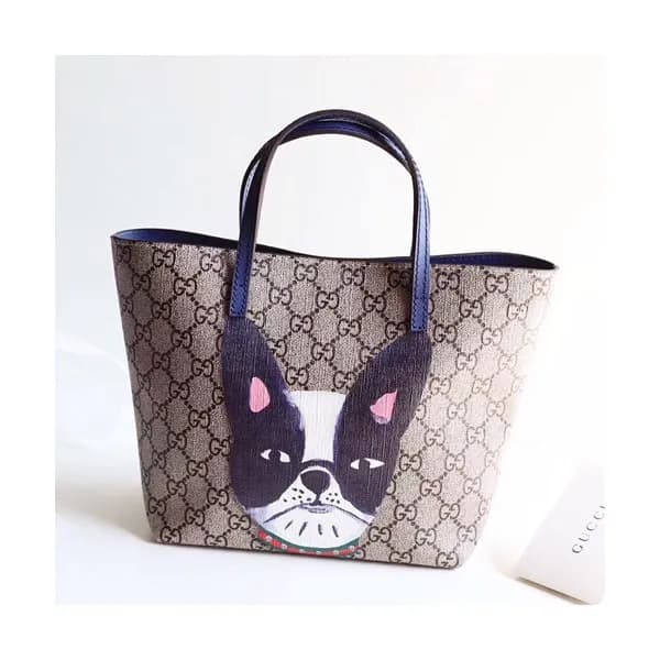 Gucci 2019 Supreme Mini Tote Bag,21CM - 구찌 2019 수프… - 1