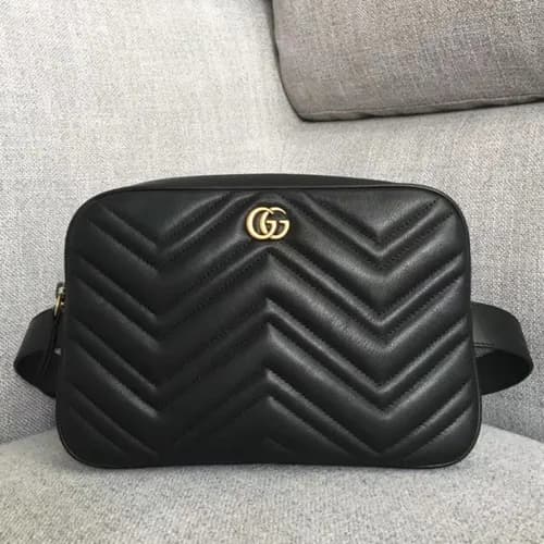 Gucci 2019 Matlase Belt Bag,24CM - 구찌 2019 마틀라세 벨트… - 1