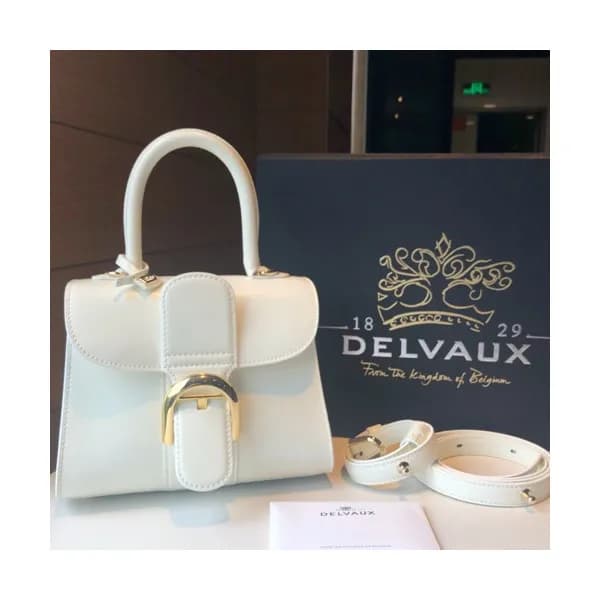Delvaux 2019 Brillant Leather Tote Shoulder Bag,20… - 1