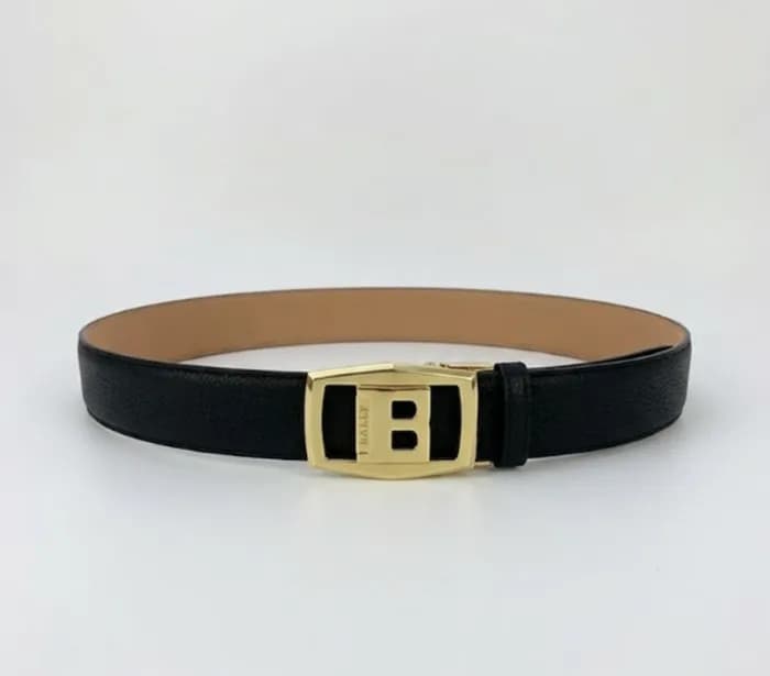 Bally Fabric & Leather Bellt - 발리 남성용 페브릭&레더 벨트 B… - 1