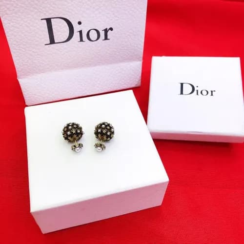 Dior Yellow Gold Earring - 디올 여성용 18k도금 옐로우 골드 … - 1