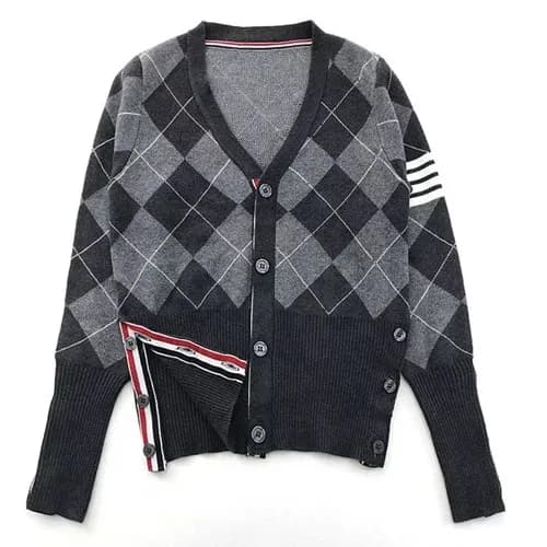 Thom Browne 2019 Wm/Mm Wool V-neck Cardigen - 톰브라운… - 1