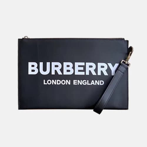 Burberry 2019 Leather Clutch Bag , 30cm - 버버리 2019… - 1