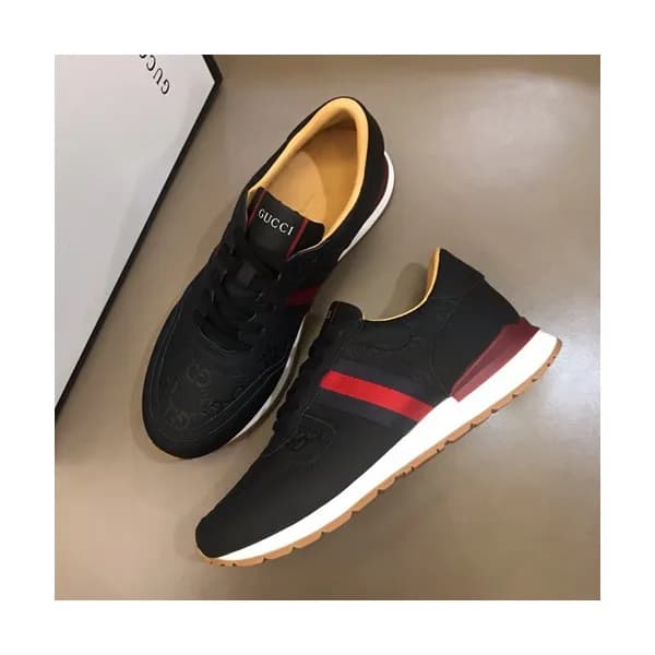 Gucci 2019 Mens Leather Sneakers - 구찌 2019 남성용 레더 … - 1