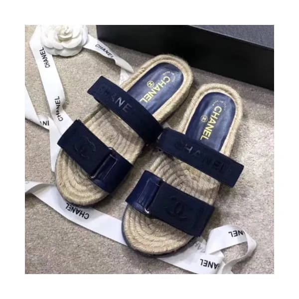 Chanel 2019 Ladies Leather Slipper - 샤넬 2019 여성용 레… - 1