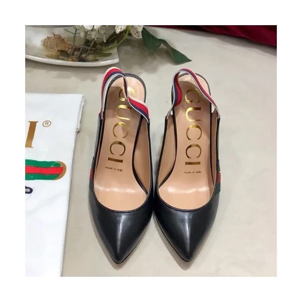 Gucci 2019 Ladies Leather High Heel Slingback - 구찌… - 1