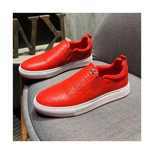 Philipp plein 2019 Mens Leather Slip On - 필립플레인 2… - 1
