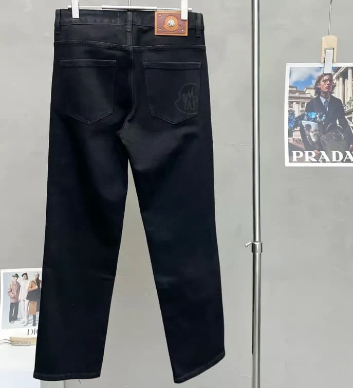 Moncler 2025 Mens Casual Logo Denim Pants -몽클레어 2… - 1