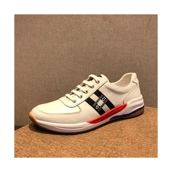 Gucci 2019 Mens Leather Sneakers - 구찌 2019 남성용 레더 … - 1