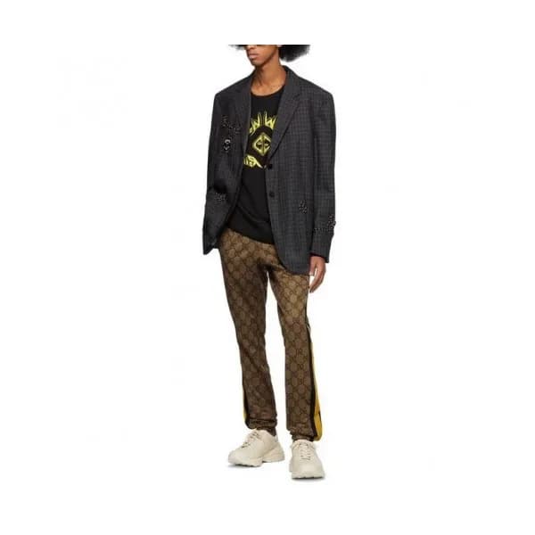Gucci 2019 Mens Casual Initial Logo Training Pants… - 1