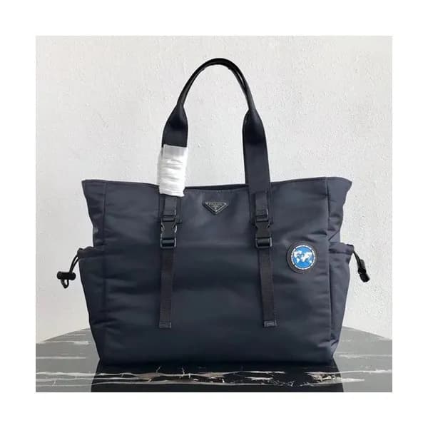 Prada 2019 Nylon Tote Shoulder Shopper Bag,40CM - … - 1