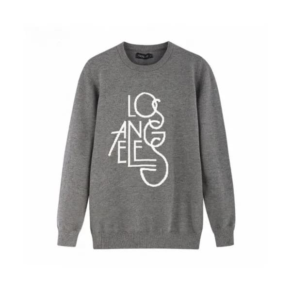 Louis vuitton 2019 Mens Basic Crew-neck Wool Sweat… - 1