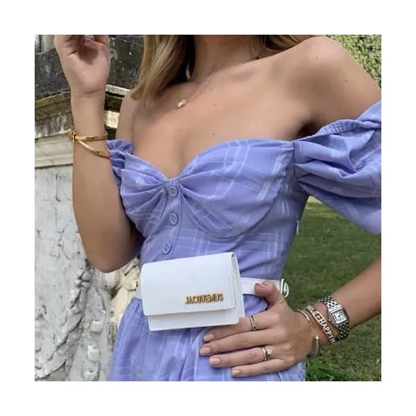Jacquemus 2019 Leather Mini Hip Sack / Shoulder Cr… - 1