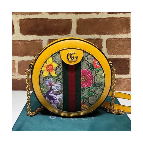 Gucci 2019 GG Ophidia Mini Round Women Shoulder Ba… - 1