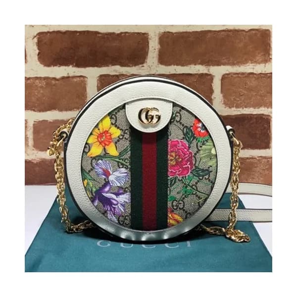 Gucci 2019 GG Ophidia Mini Round Women Shoulder Ba… - 1