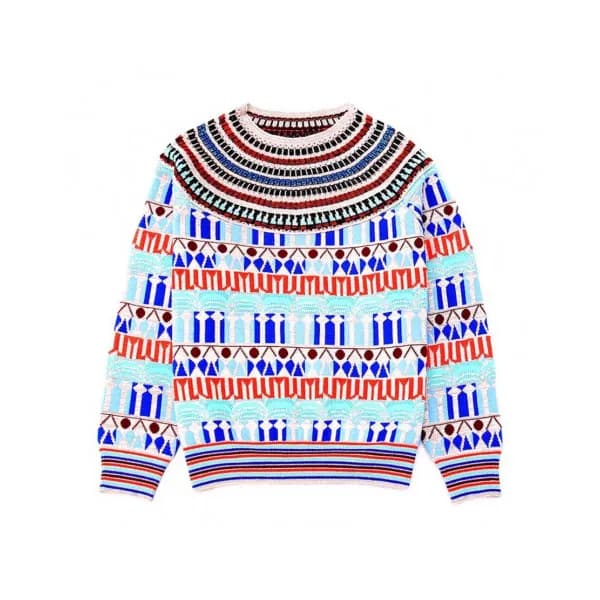 Miumiu Ladies Casual Crew-neck Sweater - 미우미우 여성 캐… - 1