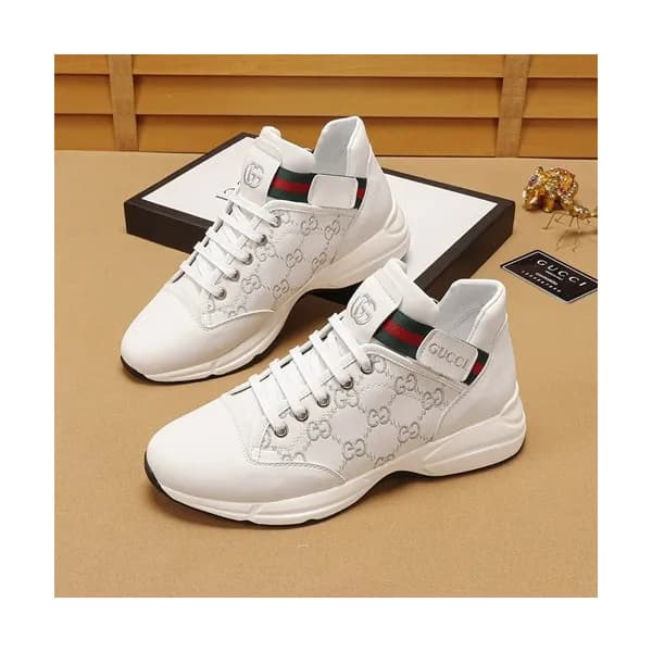 Gucci 2020 Mens Leather Sneakers - 구찌 2020 남성용 레더 … - 1