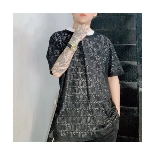 [디올]Dior 2020 Mens Casual Crew-neck Short Sleeved … - 1