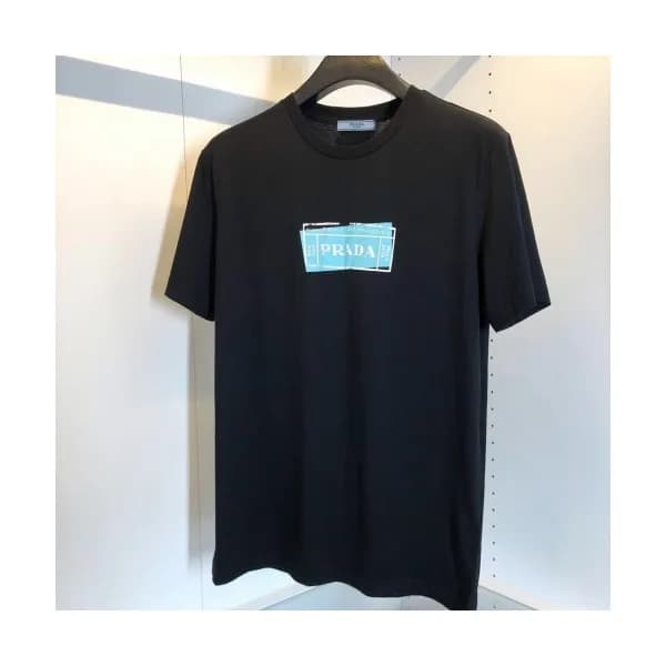 [프라다]Prada 2020 Mens Basic Logo Silket Short Sleev… - 1