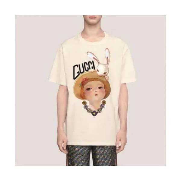 [매장판]Gucci 2020 Mm/Wm Logo Cotton Short Sleeved Ts… - 1