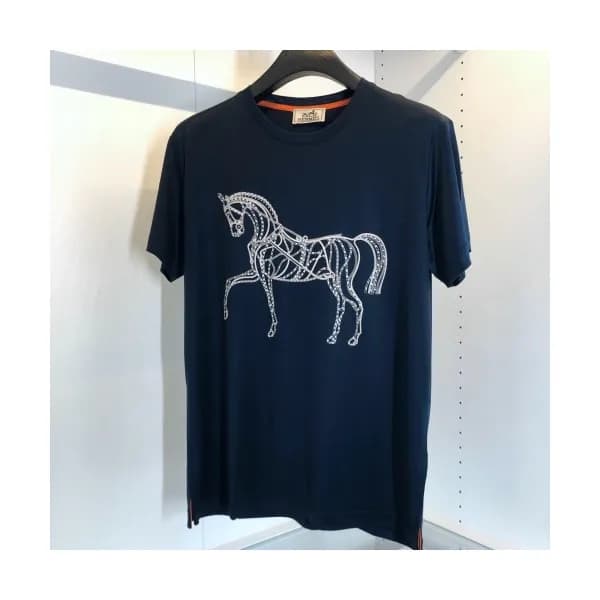 [에르메스]Hermes 2020 Mens Silket Short Sleeved Polo T… - 1