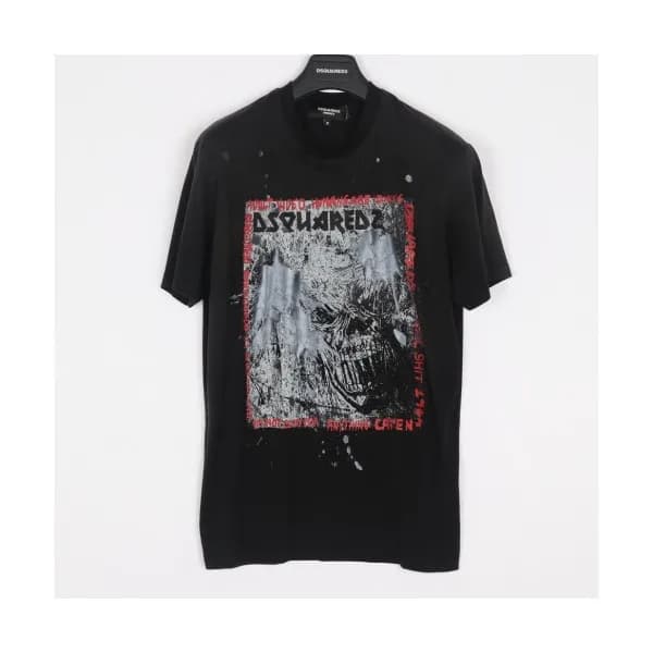 [디스퀘어드]Dsquared2 2020 Mens Logo Crew-neck Short Sl… - 1