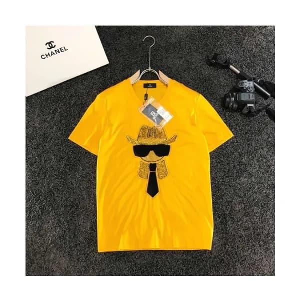 [펜디]Fendi 2020 Mens Logo Casual Short Sleeved Tshi… - 1