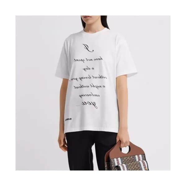 Burberry Mm/Wm Logo Cotton Short Sleeved Tshirts -… - 1