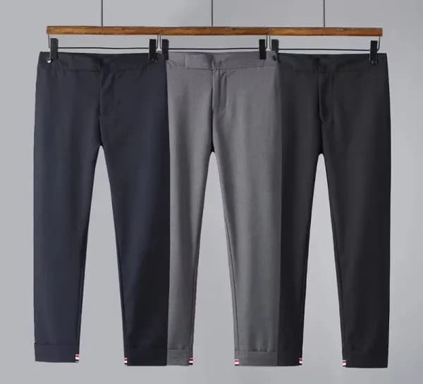 [톰브라운]Thom Browne 2023 Mens Business Cotton Slacks… - 1