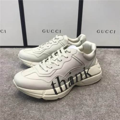 Gucci 2020 Mm/Wm Leather Running Shoes - 구찌 2020 남… - 1