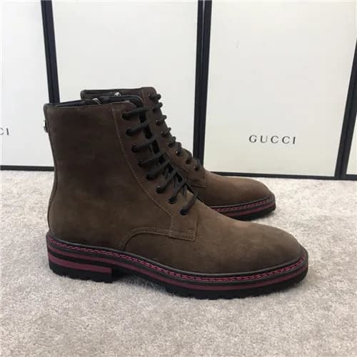 Gucci 2020 Men's Leather Ankle Boots - 구찌 2020… - 1