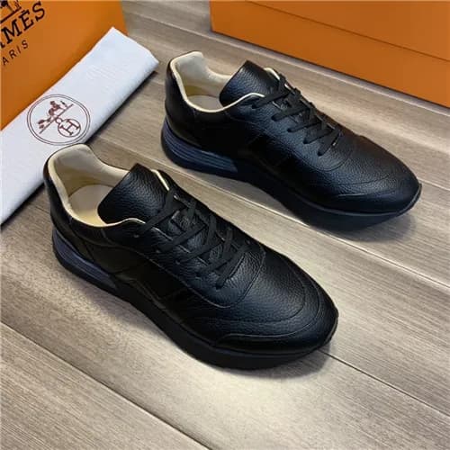 Hermes 2021 Men's Leather Sneakers - 에르메스 2021… - 1