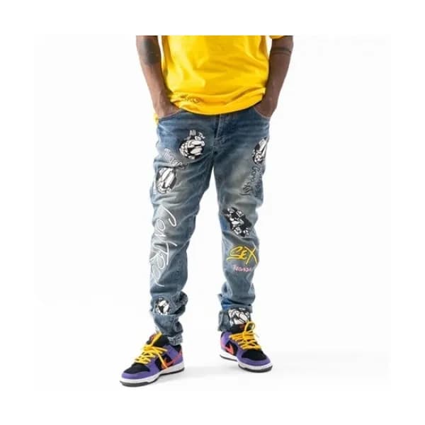 [오프화이트]Off-white 2021 Mens Logo Denim Jeans - 오프화이… - 1