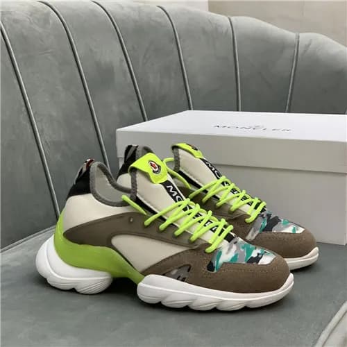 Moncler 2021 Men's Leather Sneakers - 몽클레어 202… - 1